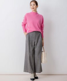 組曲 【8色展開・WEB限定】ウールカシミヤミックス ハイネック ニット