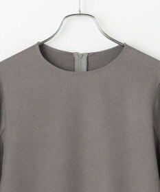 #Newans 【洗濯機可】シャーリングカフスパウダリーブラウス