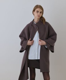 GRACE CONTINENTAL ストール付リバージップブルゾン