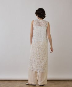 GRACE CONTINENTAL ケミカルレースストレートトップ