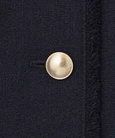 J.PRESS LADIES L ナチュラルツイードストレッチ ノーカラー ジャケット