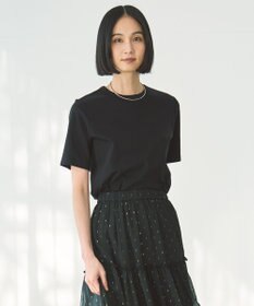 UNFILO ラメリンクルシフォン スカート