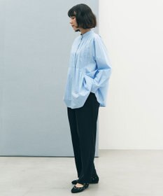 UNFILO L 【ウエストゴム/セレモニー】ドライダブルクロス タックテーパードパンツ