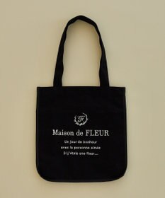 Maison de FLEUR パイピングスクエアトートバッグ