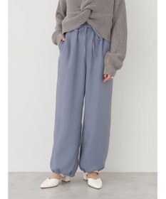 earth music&ecology 裾ドロストパラシュートパンツ