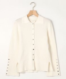 組曲 L 【WEB限定】ミニブークレー襟付きニットポロ