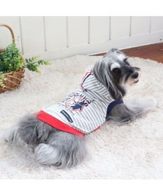 PET PARADISE リサとガスパール パーカー 《親友 ボーダー柄》【小型犬】