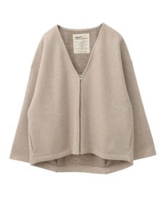 CRAFT STANDARD BOUTIQUE 圧縮ウール風ZIP付きジャケット