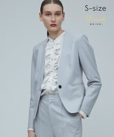 BEIGE， 【S-size】CORBY / ノーカラージャケット