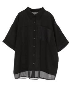 Green Parks 裾レイヤードショートスリーブシャツ