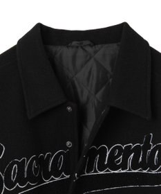 WEGO 【ユニセックス着用ITEM/SMLサイズ展開】メルトンワッペンスタジャン