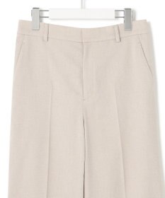 23区 【セットアップ対応/洗える】アイアスマットストレッチ セミワイド パンツ