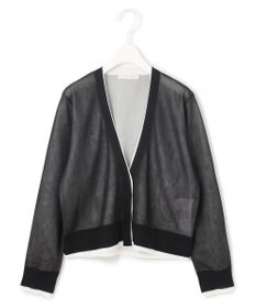 ICB 【洗える】 シアーレイヤードカーディガン