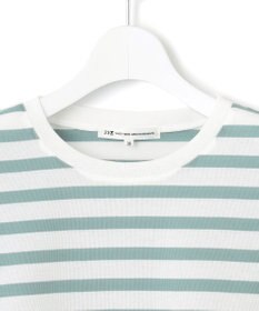 23区 【洗える】シアーフライスボーダー Tシャツ