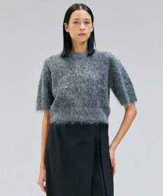 BEIGE， SENECA / アルパカウールショートシャギーニット