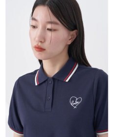 earth music&ecology ハートロゴ刺繍ポロ