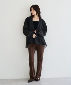 YECCA VECCA ストレッチセンターシームフレアパンツ