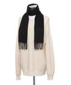 MOONBAT FURLA(フルラ）カシミヤ100％ 無地 プチマフラー