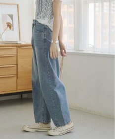 WEGO 【ANGIE VINTAGE】バレルレッグデニムパンツ