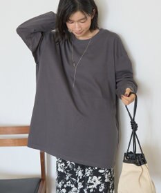 AMERICAN HOLIC コットンロング丈プルオーバー