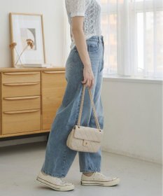 WEGO 【ANGIE VINTAGE】バレルレッグデニムパンツ