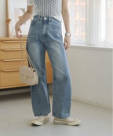 WEGO 【ANGIE VINTAGE】バレルレッグデニムパンツ