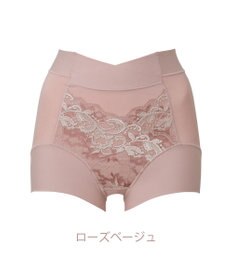 BRADELIS New York 【BRADELIS NewYork peace】綿混フィットレースショーツ ウエストからヒップ下まですっぽり包み補整するショーツ