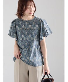 Te chichi 【LIBERTY FABRICS】フレアスリーブブラウス