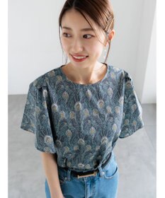 Te chichi 【LIBERTY FABRICS】フレアスリーブブラウス