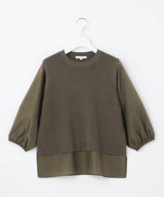 自由区 ハイツイストコットンアセテートプルオーバー ニット