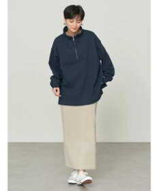 AMERICAN HOLIC ハーフＺＩＰ裏毛チュニック