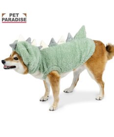 PET PARADISE ペットパラダイス 恐竜 くるふわ なりきり パーカー 中型犬 大型犬
