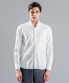 JOSEPH HOMME ツイルネルジャージー　ウイングカラーシャツ