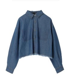 Green Parks ・ＳＵＧＡＲ　ＳＰＯＯＮ　クロップドデニムシャツ