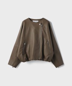 GRACE CONTINENTAL フェイクレザーライダース