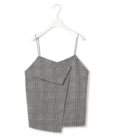 ICB L 【洗える】ウール2WAYストレッチ キャミソールブラウス