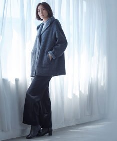 自由区 L 【WEB限定カラーあり/洗える/撥水加工】TRギャバ ストレートパンツ