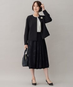 自由区 【XSサイズ～/洗える/リバーシブル】フラワーオパール リバーシブルスカート