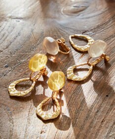 ANY SIS 【2WAY】ストーン イヤリング