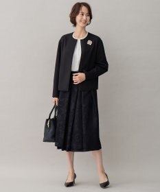 自由区 【XSサイズ～/洗える/リバーシブル】フラワーオパール リバーシブルスカート