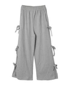 WEGO サイドリボンスウェットパンツ