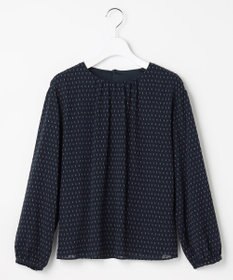 J.PRESS LADIES L カットジャカードプリント カットソー