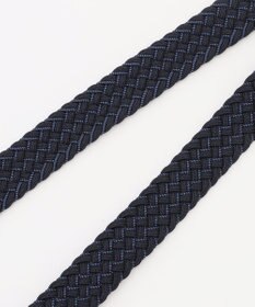 JOSEPH ABBOUD 【キングサイズ・イタリア素材・ストレッチ・日本製】メランジグリッドストレッチ ベルト