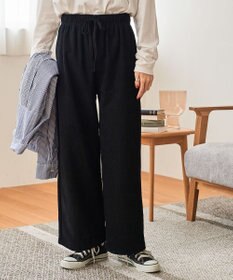 WEGO 裏起毛ワイドイージーパンツ