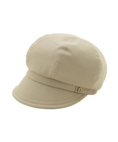 MOONBAT 【遮光100％/遮熱/UVカット】FURLA(フルラ)アーチロゴ キャスケット 帽子 無地 サイズ調整可能/手洗い可能/日本製