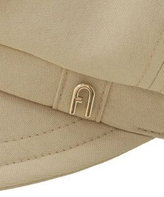 MOONBAT 【遮光100％/遮熱/UVカット】FURLA(フルラ)アーチロゴ キャスケット 帽子 無地 サイズ調整可能/手洗い可能/日本製