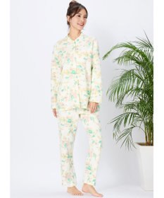 Wing パジャマ 綿100%(本体肌側) あったか 冬 長袖 長ズボン レディース EP6019 ウイング／ワコール