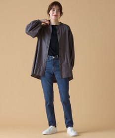 ANY シルキーソフトスタンドカラーシャツ