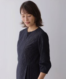 J.PRESS LADIES S ボタニカルジャガード ワンピース