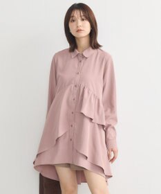 earth music&ecology アシンメトリーティアードチュニック